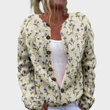 Camila - Kvetinový cardigan na jeseň