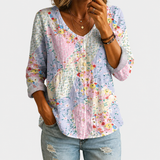 Margaret Waverly | Kvetinová Patchwork Blúzka