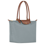 Longchamp - Grande Tote Le Pliage, Oceľ